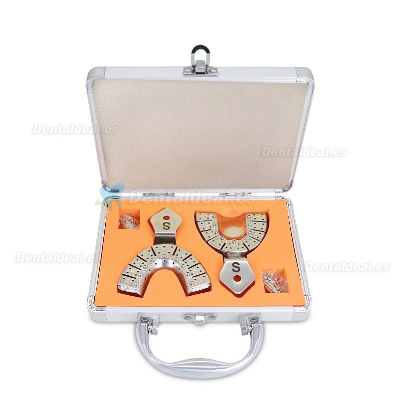 Bandeja de implante de dientes de impresión dental acero inoxidable esterilizable en autoclave WJ-S/X